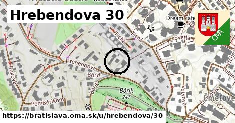 Hrebendova 30, Bratislava
