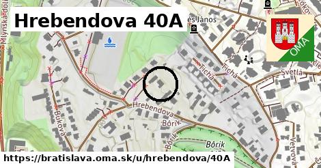 Hrebendova 40A, Bratislava