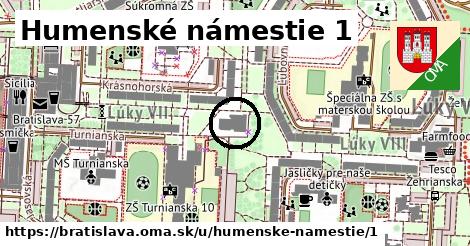 Humenské námestie 1, Bratislava