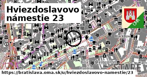 Hviezdoslavovo námestie 23, Bratislava
