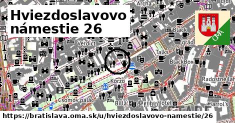 Hviezdoslavovo námestie 26, Bratislava