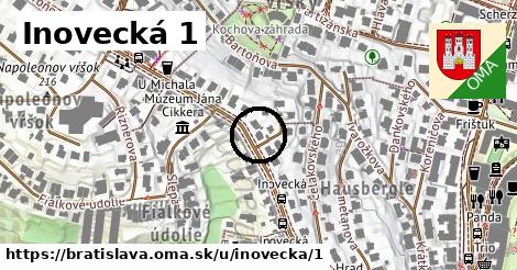 Inovecká 1, Bratislava