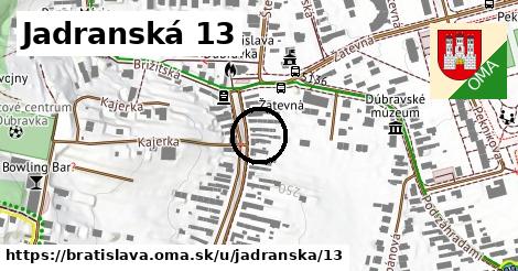 Jadranská 13, Bratislava