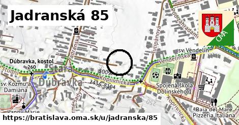 Jadranská 85, Bratislava