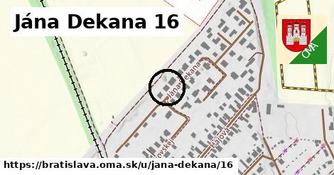 Jána Dekana 16, Bratislava