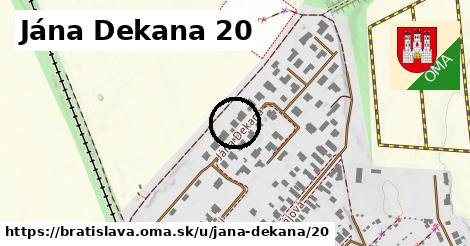 Jána Dekana 20, Bratislava