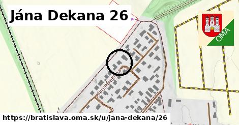 Jána Dekana 26, Bratislava