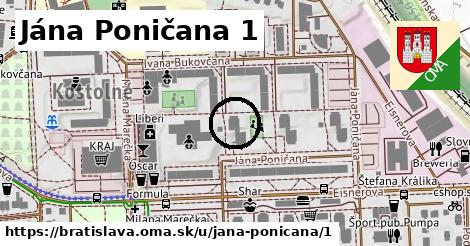 Jána Poničana 1, Bratislava