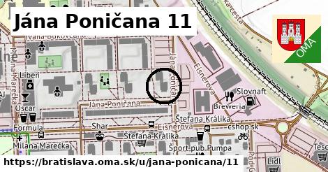 Jána Poničana 11, Bratislava
