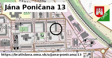 Jána Poničana 13, Bratislava