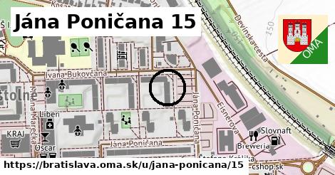 Jána Poničana 15, Bratislava