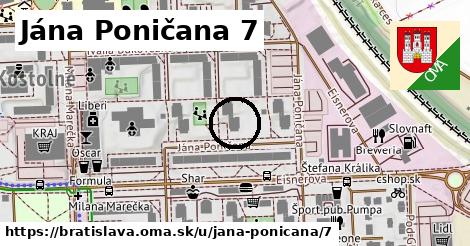 Jána Poničana 7, Bratislava