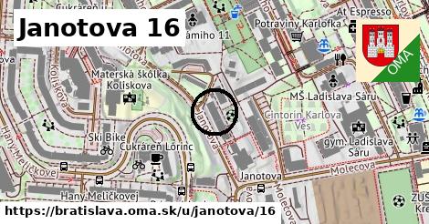 Janotova 16, Bratislava