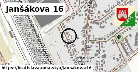 Janšákova 16, Bratislava