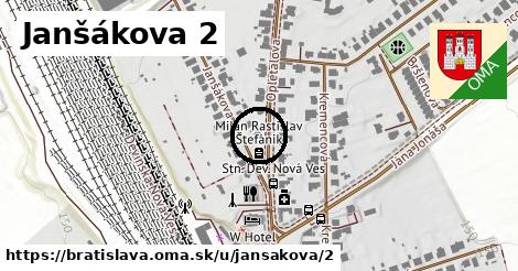 Janšákova 2, Bratislava