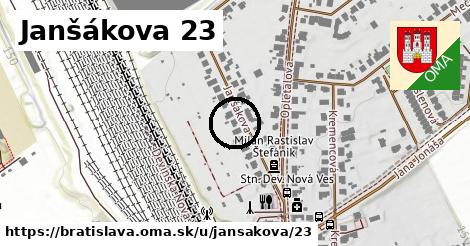 Janšákova 23, Bratislava