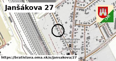 Janšákova 27, Bratislava