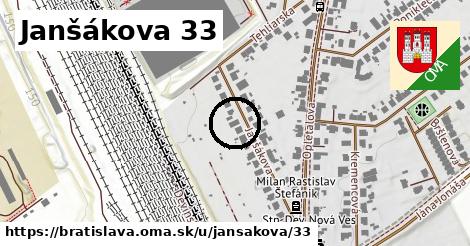 Janšákova 33, Bratislava