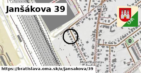 Janšákova 39, Bratislava