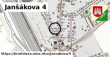 Janšákova 4, Bratislava