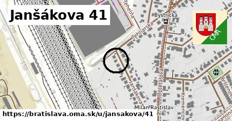 Janšákova 41, Bratislava