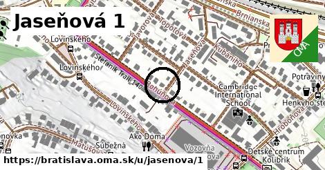 Jaseňová 1, Bratislava