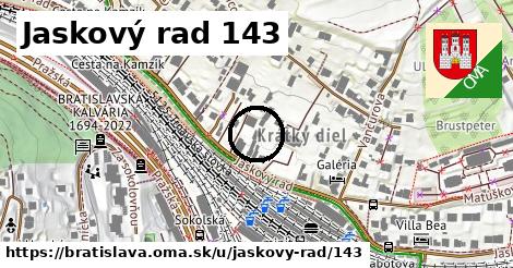Jaskový rad 143, Bratislava
