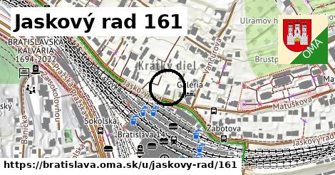 Jaskový rad 161, Bratislava
