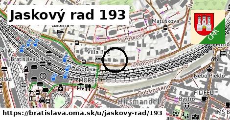 Jaskový rad 193, Bratislava