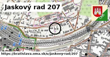 Jaskový rad 207, Bratislava