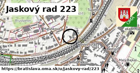 Jaskový rad 223, Bratislava