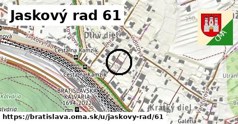 Jaskový rad 61, Bratislava