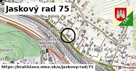 Jaskový rad 75, Bratislava