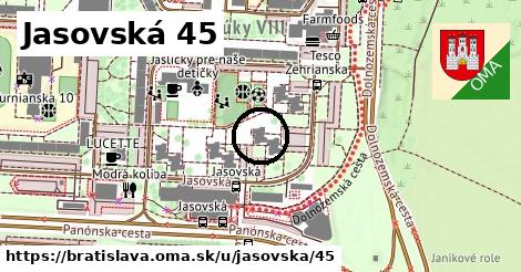 Jasovská 45, Bratislava