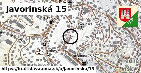 Javorinská 15, Bratislava