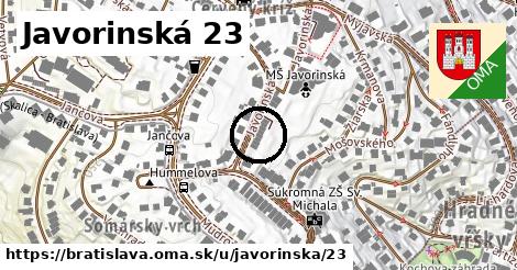 Javorinská 23, Bratislava