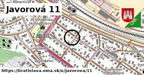 Javorová 11, Bratislava