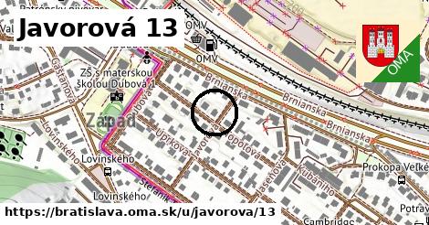 Javorová 13, Bratislava