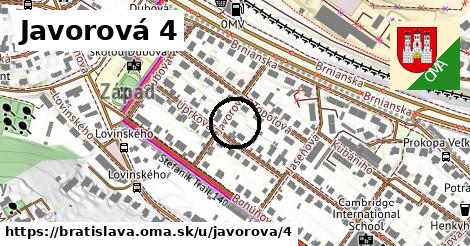 Javorová 4, Bratislava