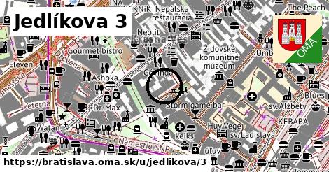 Jedlíkova 3, Bratislava
