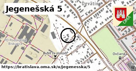 Jegenešská 5, Bratislava