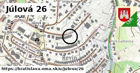 Júlová 26, Bratislava