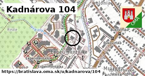 Kadnárova 104, Bratislava