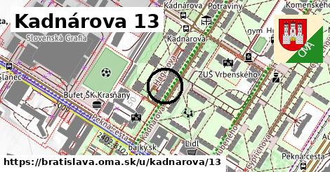 Kadnárova 13, Bratislava