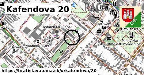 Kafendova 20, Bratislava