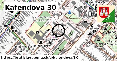 Kafendova 30, Bratislava