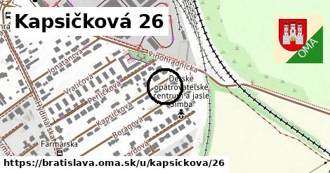 Kapsičková 26, Bratislava