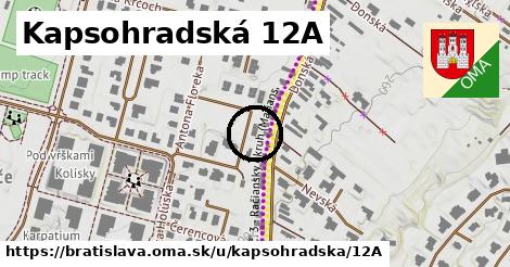 Kapsohradská 12A, Bratislava