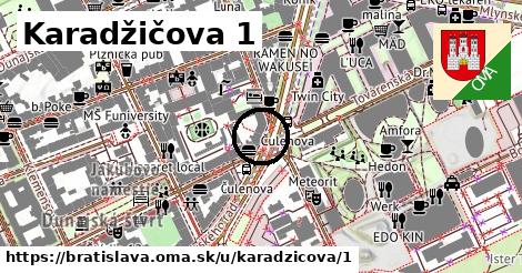 Karadžičova 1, Bratislava