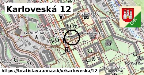 Karloveská 12, Bratislava